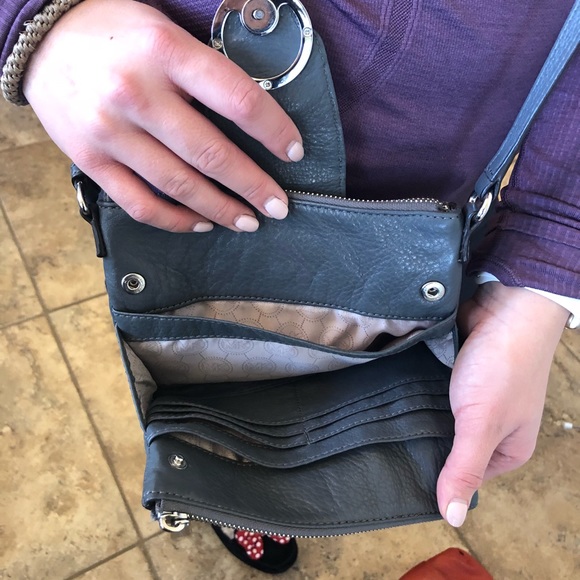 Gray Michael Kors Crossbody Travel Bag - Picture 3 of 4